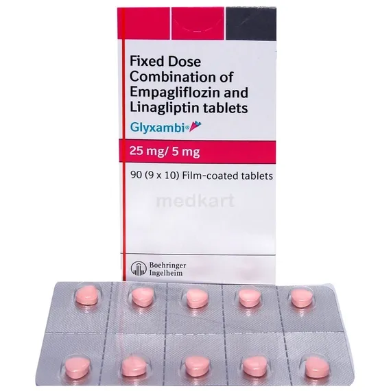 glyxambi 25/5mg tablet 10's